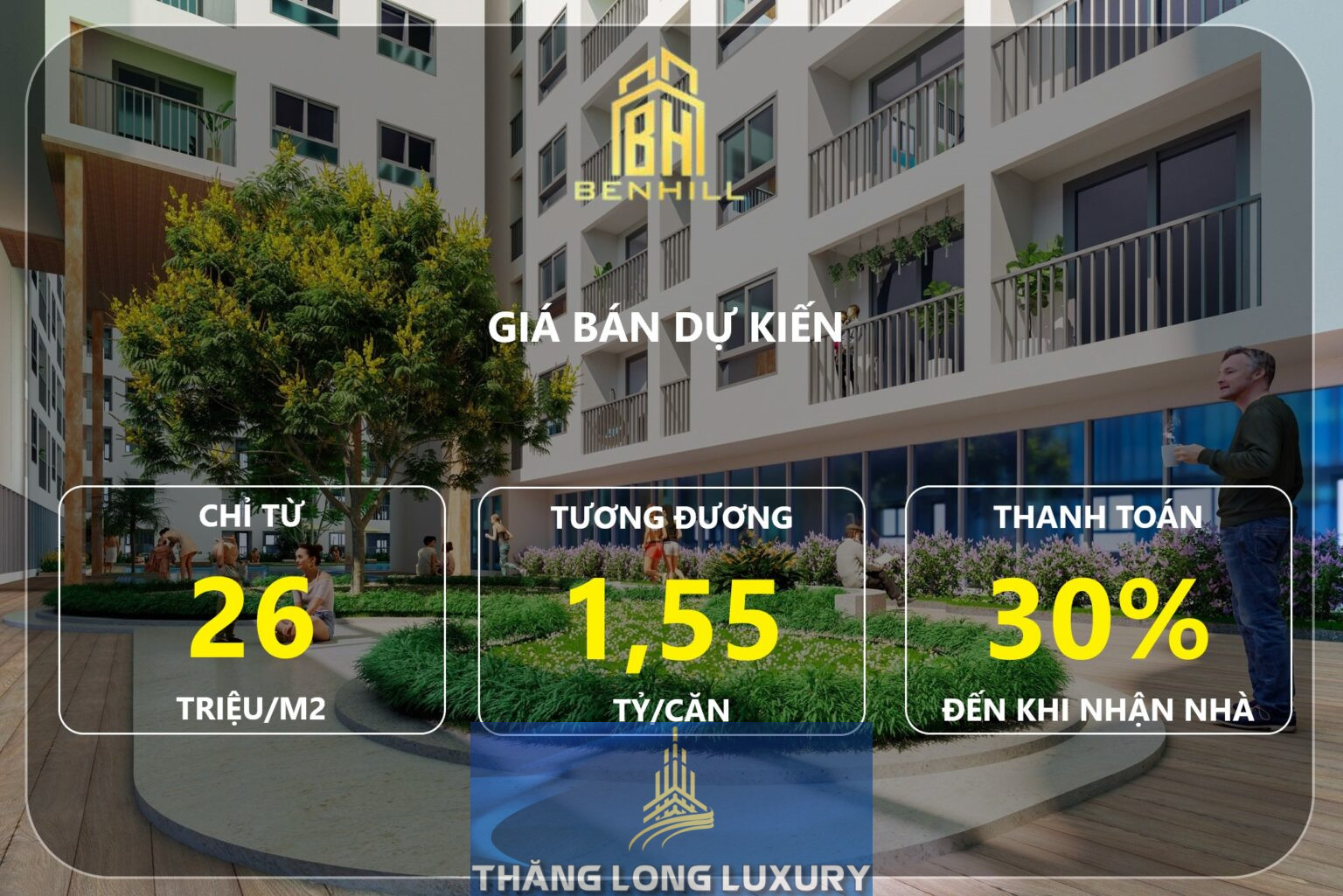 Căn Hộ Benhill Với Chính Sách Thanh Toán Linh Hoạt