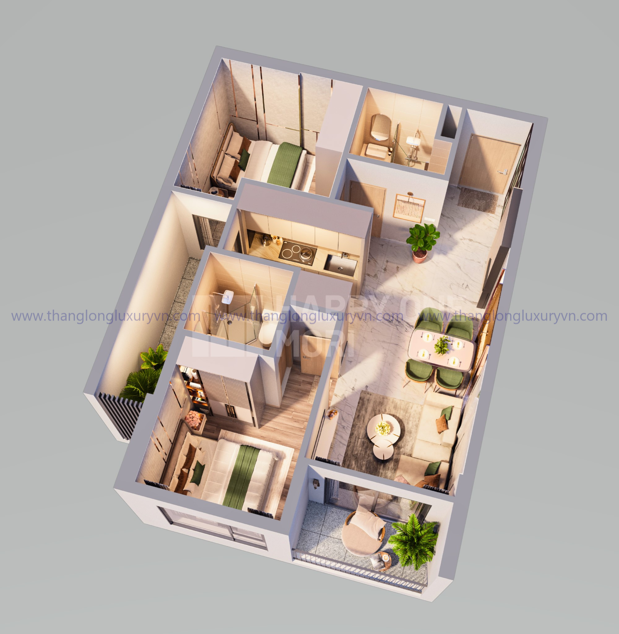 Căn Hộ Happy One Mori_b20_2pn