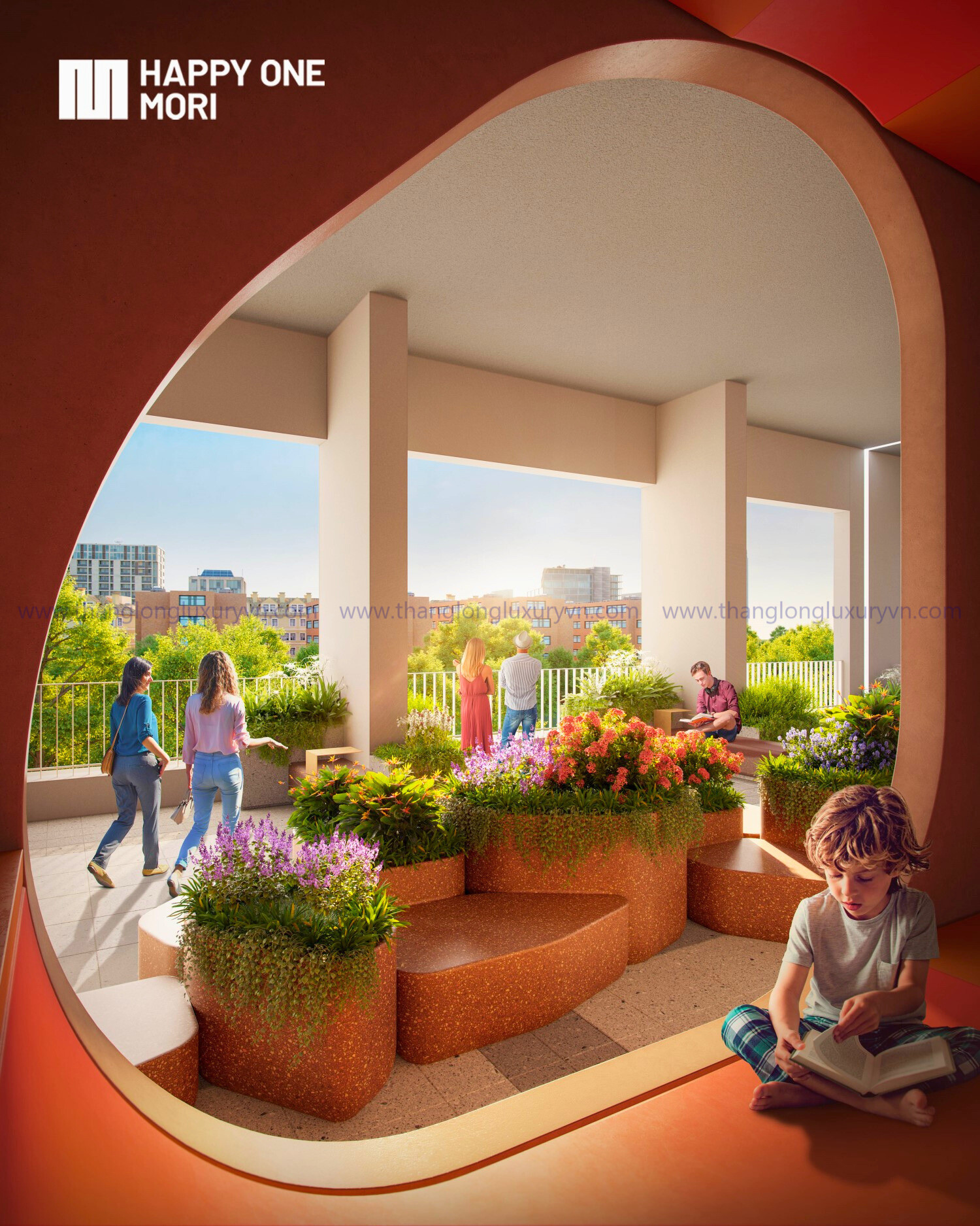 Khu Thư Giản Tại Happy One Mori