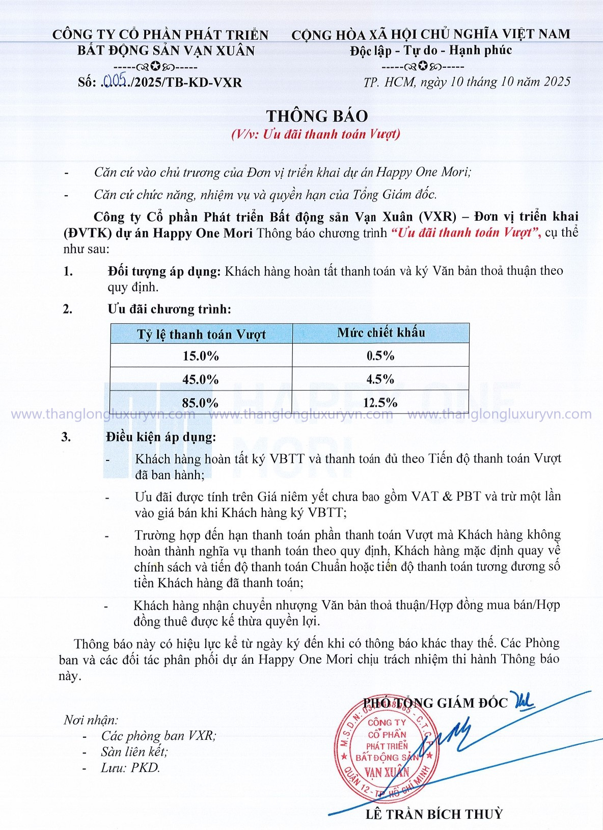 Ưu đãi Thanh Toán Vượt